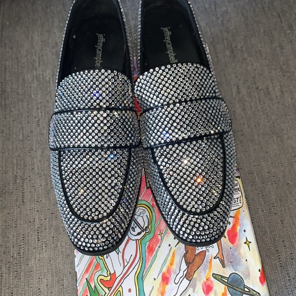 Jeffrey Campbell
Velvit Crystal
Embellished Loafer - Picture 16 of 17